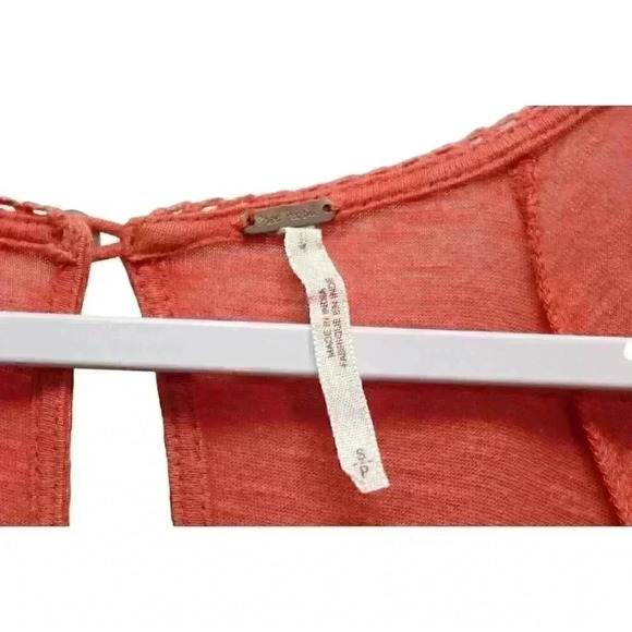 Free People Dress Size Small 100% Cotton Embroidered Flowy Lightweight Boho - Picture 6 of 13